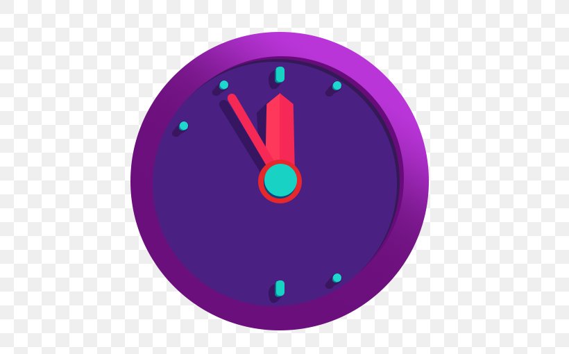 Purple Circle Font, PNG, 510x510px, Purple, Clock, Wall Clock Download Free