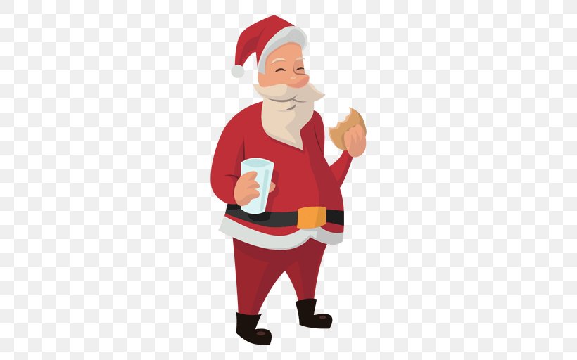 Santa Claus Gingerbread Man Eating, PNG, 512x512px, Santa Claus, Biscuit, Biscuits, Christmas, Christmas Decoration Download Free