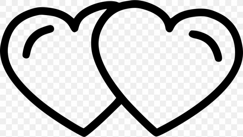 Clip Art Heart Love Image, PNG, 980x554px, Heart, Ace Of Hearts, Blackandwhite, Line Art, Love Download Free