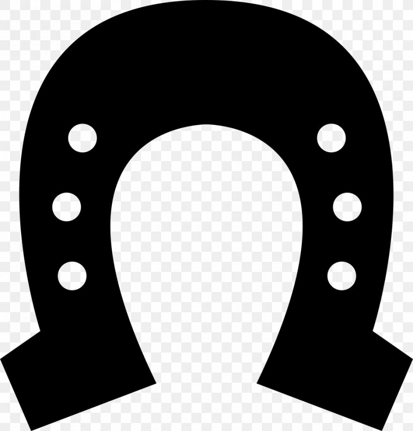 Horseshoe Clip Art, PNG, 938x980px, Horse, Black And White, Horseshoe, Horseshoe Shape, Number Download Free