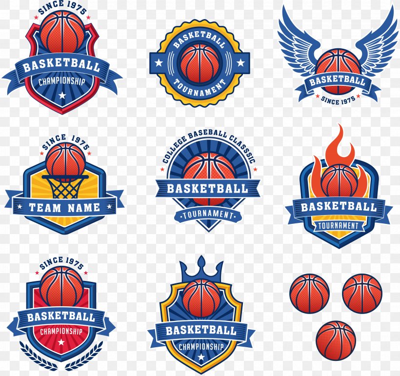 Illustration of colorful basketball team logo #Ad , #Affiliate,  #colorful#Illustration#basketball#logo