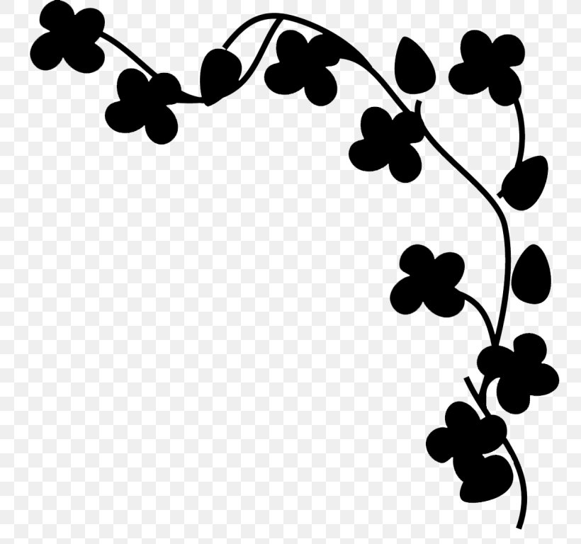 Black & White, PNG, 768x768px, Black White M, Black M, Blackandwhite, Branch, Flower Download Free