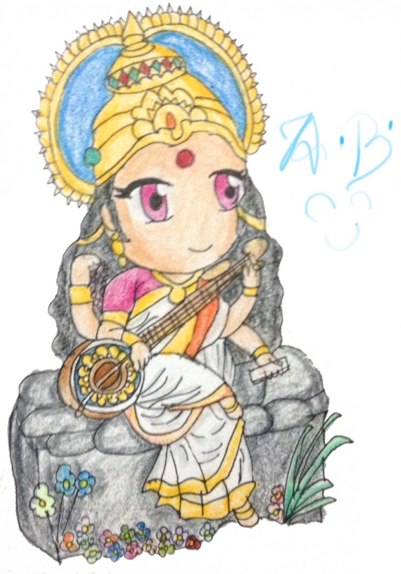 Saraswati Art Deity Brahmani, PNG, 1024x1468px, Saraswati, Art, Artwork, Brahma, Brahmani Download Free