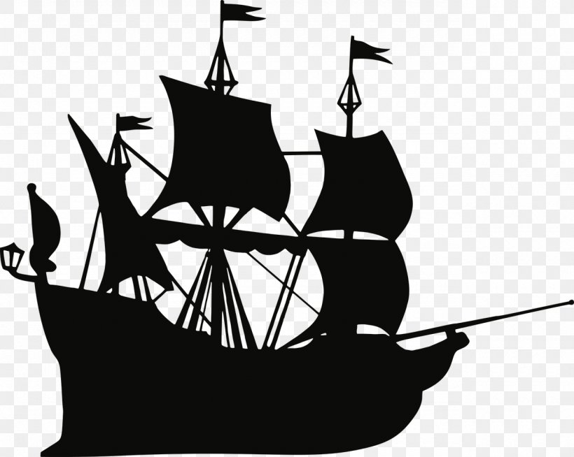 Ship Silhouette Boat Clip Art, PNG, 1280x1022px, Ship, Black And White, Boat, Caravel, Carrack Download Free