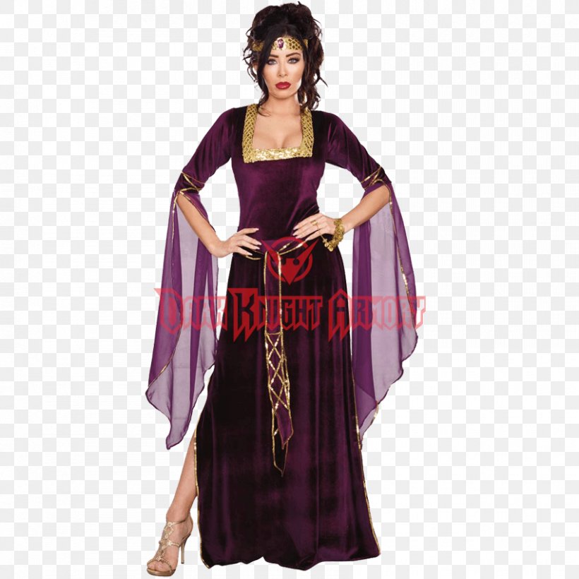 Halloween Costume Dress Woman Middle Ages, PNG, 850x850px, Costume, Clothing, Clothing Accessories, Collar, Corset Download Free