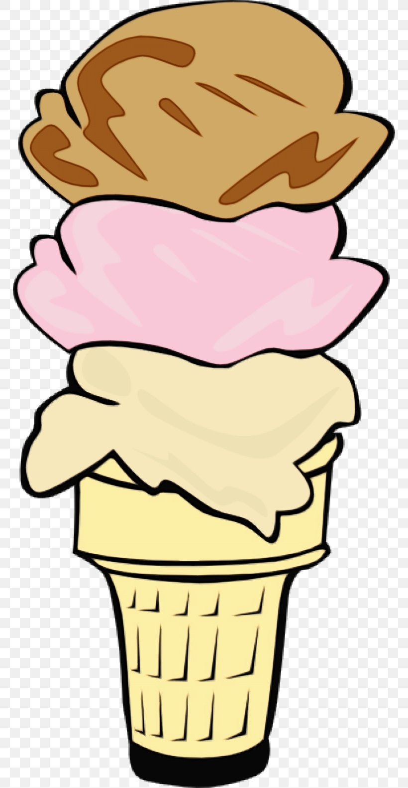 Ice Cream, PNG, 768x1581px, Watercolor, Cartoon, Dairy, Dessert, Food Download Free
