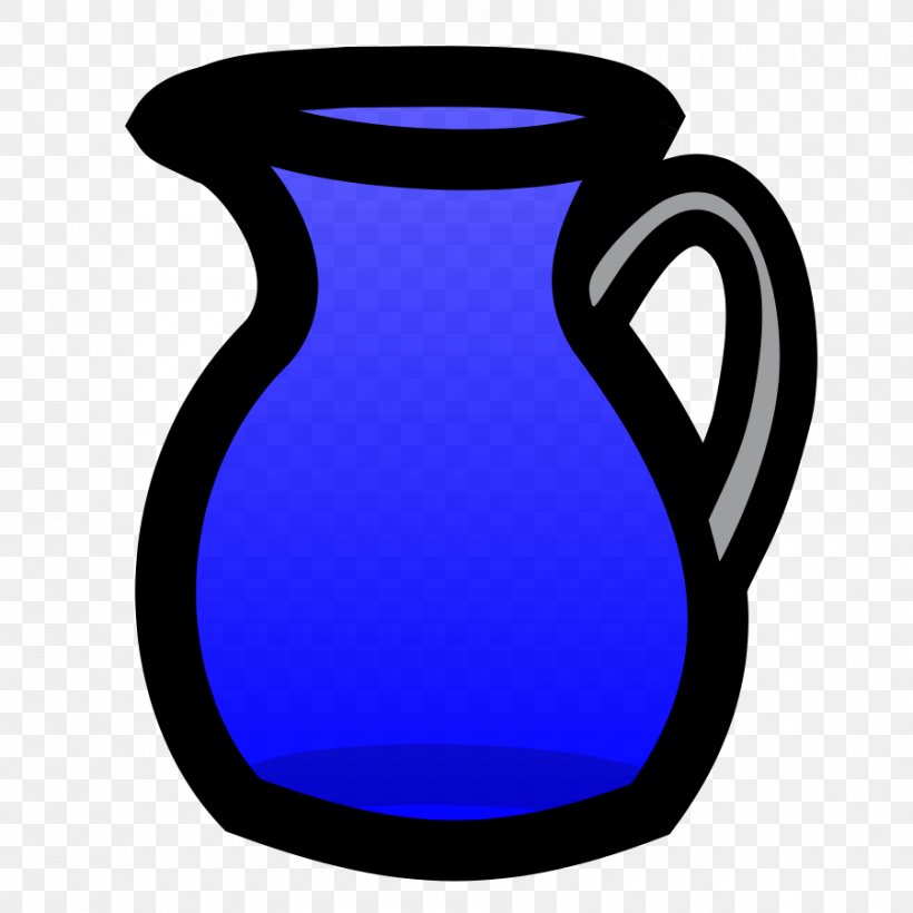 Pitcher Jug Clip Art, PNG, 900x900px, Pitcher, Cobalt Blue, Drinkware, Glass, Jug Download Free