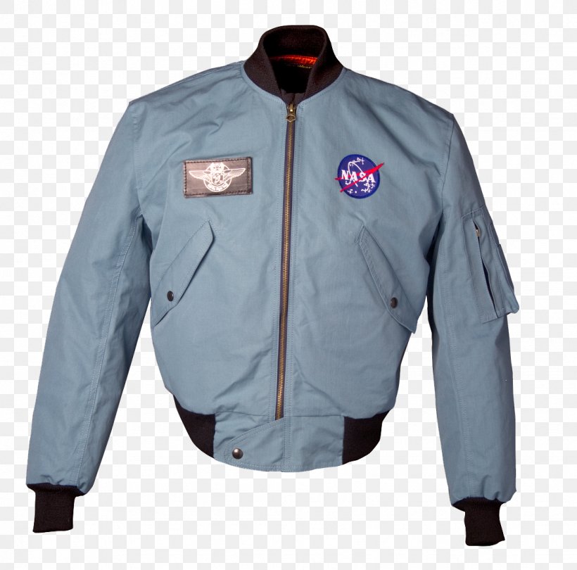 Apollo Program Leather Jacket Flight Jacket Clothing, PNG, 1124x1111px, Apollo Program, Astronaut, Blue, Clothing, Coat Download Free