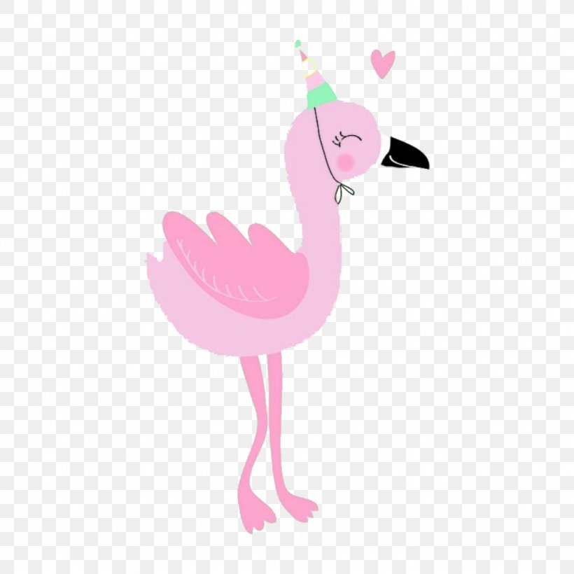 Image Flamingo Party Desktop Wallpaper Illustration, PNG, 1024x1024px, Paper, Animal, Art, Beak, Bird Download Free