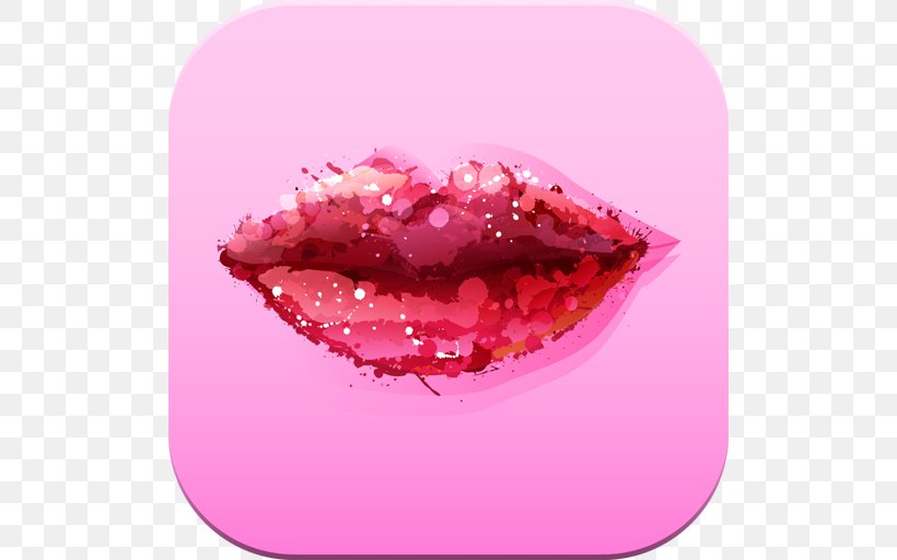 Lip Watercolor Painting Drawing, PNG, 512x512px, Lip, Cosmetics, Drawing, Glitter, Kiss Download Free