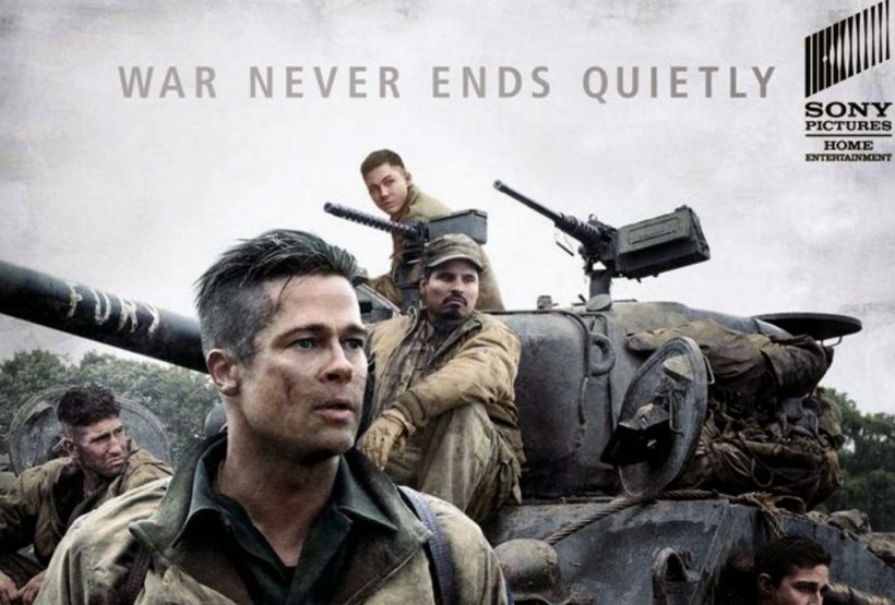Brad Pitt Hollywood Fury Wardaddy Film, PNG, 1430x968px, Brad Pitt, Actor, Army, Behind Enemy Lines, Cinema Download Free