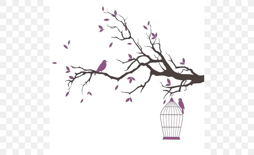 Birdcage Clip Art, PNG, 500x500px, Bird, Bird Feeders, Birdcage, Blossom, Branch Download Free
