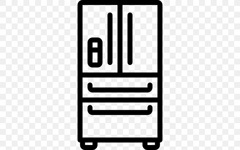 Home Appliance Refrigerator Furniture, PNG, 512x512px, Home Appliance, Ankastre, Area, Black And White, Dacor Download Free