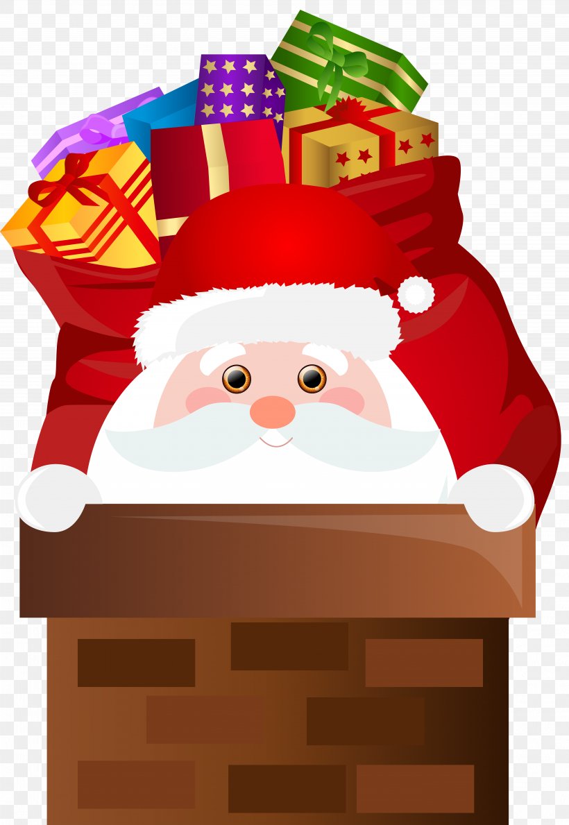 Santa Claus Christmas Clip Art, PNG, 5514x8000px, Santa Claus, Art, Chimney, Christmas, Christmas Decoration Download Free