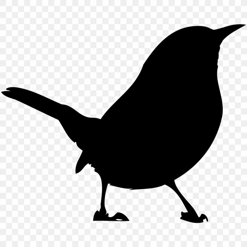 House Wren Bird Domestic Canary Silhouette, PNG, 1024x1024px, Wren, All About Birds, Artwork, Beak, Bewick S Wren Download Free