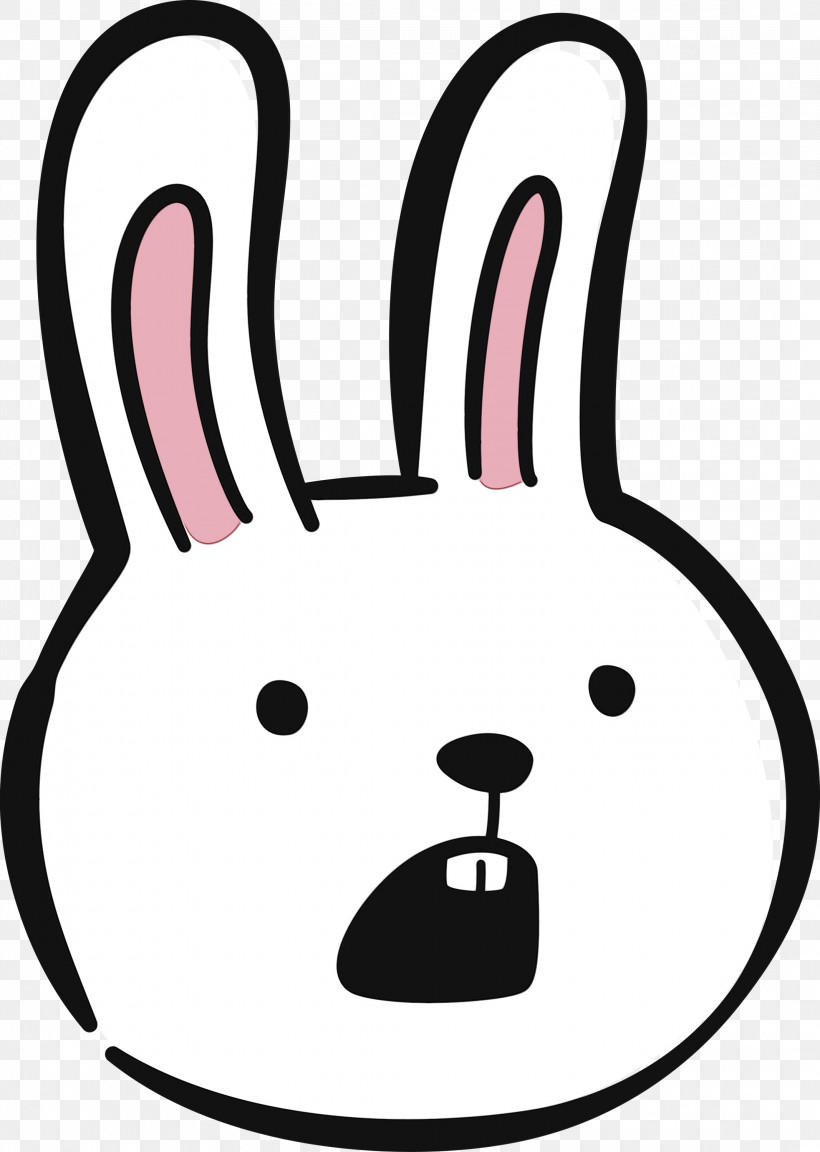 Line Art Snout Whiskers Meter Rabbit, PNG, 2135x3000px, Rabbit, Cartoon Rabbit, Cute Rabbit, Line Art, Meter Download Free