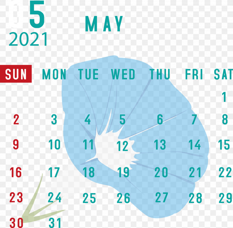 May 2021 Calendar May Calendar 2021 Calendar, PNG, 3000x2939px, 2021 Calendar, May Calendar, Aqua M, Calendar System, Diagram Download Free