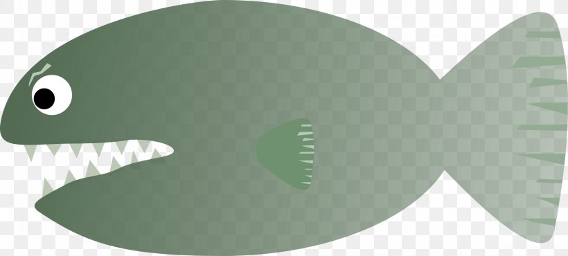 Piranha Cartoon Clip Art, PNG, 2400x1085px, Piranha, Cartoon, Fish, Green, Invertebrate Download Free