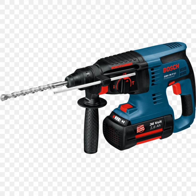 Augers Robert Bosch GmbH Bosch GBH 36 VF-LI Plus 36v SDS Hammer Drill 4.0ah Akkubohrhammer GBH 36 V-LI Compact Professional Hardware/Electronic, PNG, 900x900px, Augers, Bosch Cordless, Bosch Power Tools, Cordless, Drill Download Free