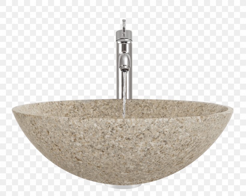 Bowl Sink Faucet Handles Controls Granite Countertop Png