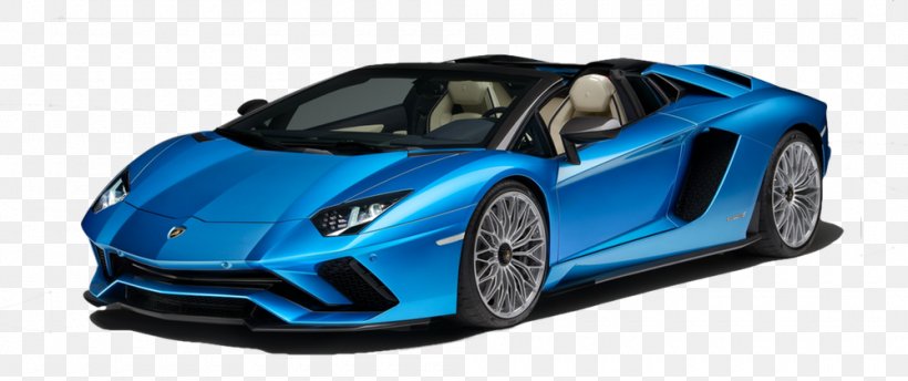 2018 Lamborghini Aventador S Car Lamborghini Huracán Lamborghini Gallardo, PNG, 1000x420px, Lamborghini, Automotive Design, Automotive Exterior, Blue, Car Download Free