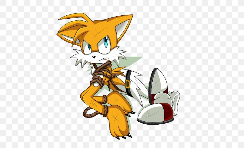 Cat Tails Sonic The Hedgehog Knuckles The Echidna Shadow The Hedgehog, PNG, 500x500px, Cat, Art, Carnivoran, Cartoon, Cat Like Mammal Download Free