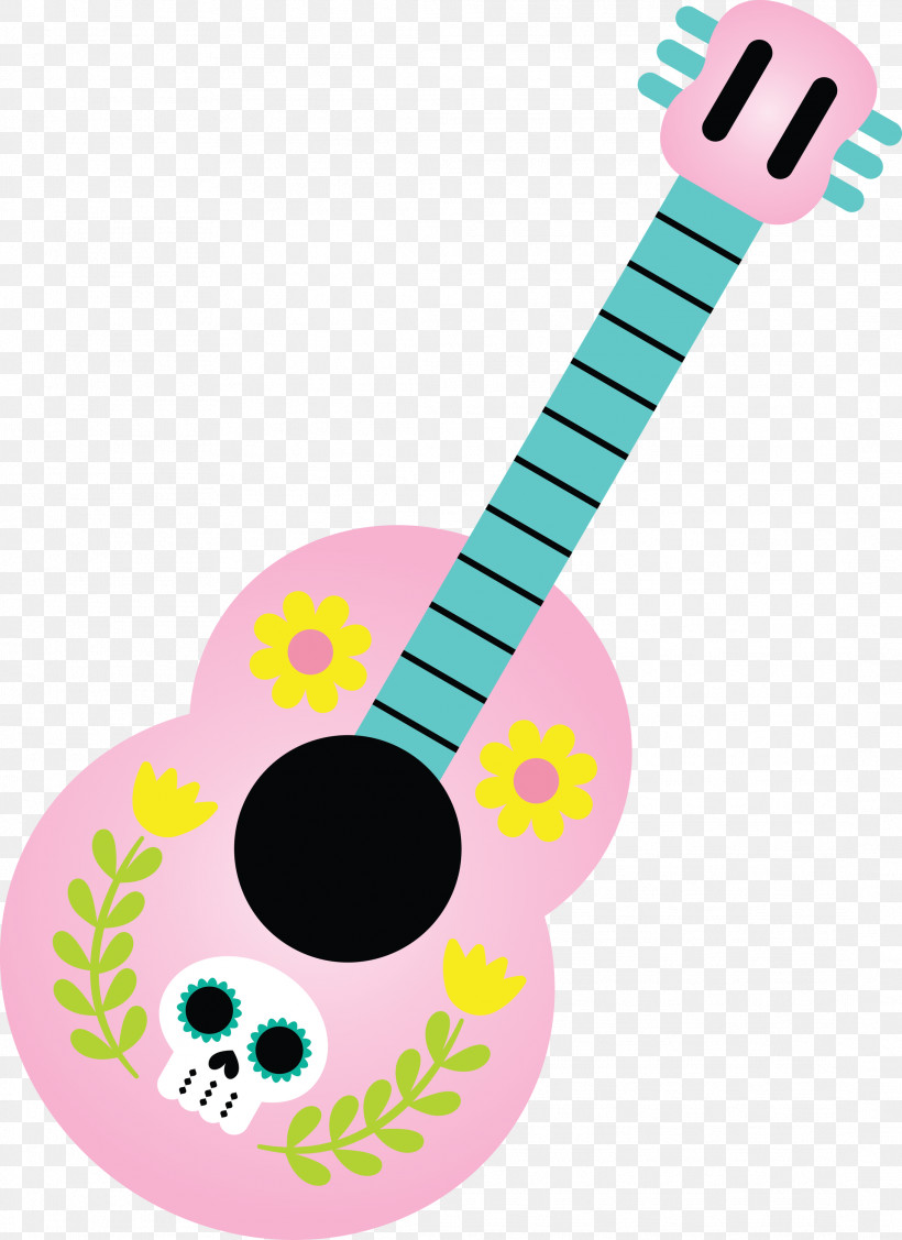 Day Of The Dead Día De Muertos, PNG, 2182x2999px, Day Of The Dead, Acoustic Guitar, D%c3%ada De Muertos, Guitar, String Instrument Download Free