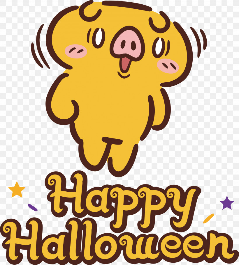 Happy Halloween, PNG, 2699x3000px, Happy Halloween, Behavior, Cartoon, Emoticon, Happiness Download Free