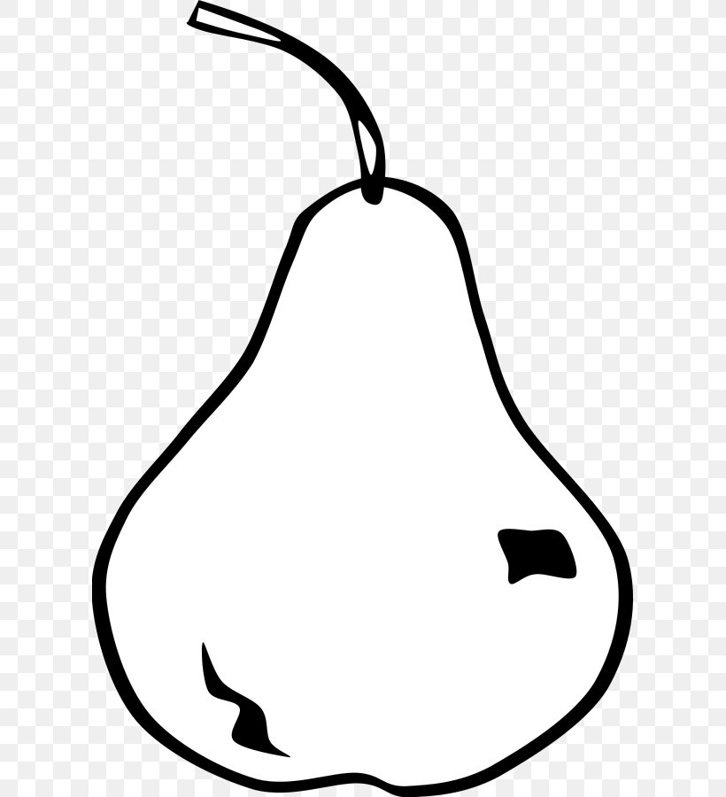 Pear Fruit Clip Art, PNG, 612x900px, Pear, Artwork, Black, Black And White, Document Download Free