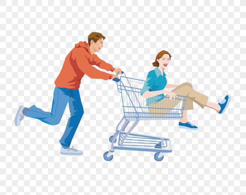 Shopping Cart Illustration, PNG, 834x661px, Shopping, Area, Ball, Blue, Designer Download Free