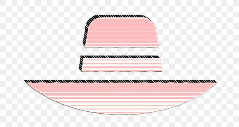 Summer Camp Icon Sunhat Icon Hat Icon, PNG, 1282x686px, Summer Camp Icon, Hat Icon, Line, Peach, Pink Download Free