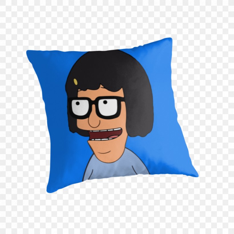 Tina Belcher Lumpy Space Princess Glasses Throw Pillows Cartoon, PNG, 875x875px, Tina Belcher, Adventure Time, Cartoon, Cosplay, Cushion Download Free