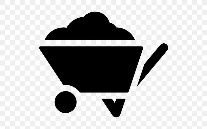 Wheelbarrow Tool, PNG, 512x512px, Wheelbarrow, Agriculture, Architectural Engineering, Black, Black And White Download Free
