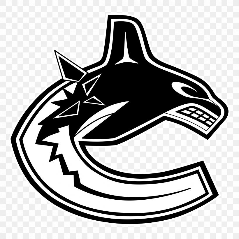 2007–08 Vancouver Canucks Season National Hockey League Arizona Coyotes, PNG, 2400x2400px, Vancouver Canucks, Arizona Coyotes, Artwork, Black, Black And White Download Free