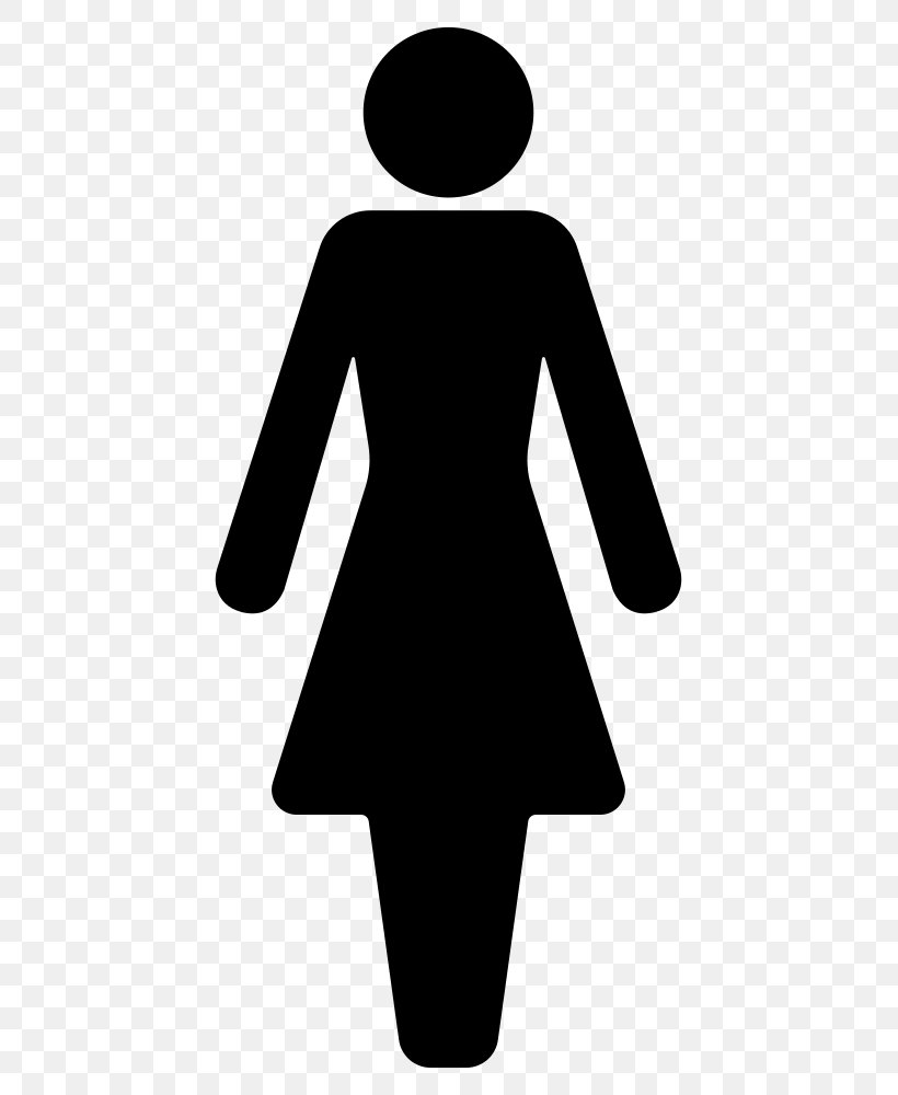 Gender Symbol Female Clip Art, PNG, 503x1000px, Gender Symbol, Black, Black And White, Female, Gender Download Free