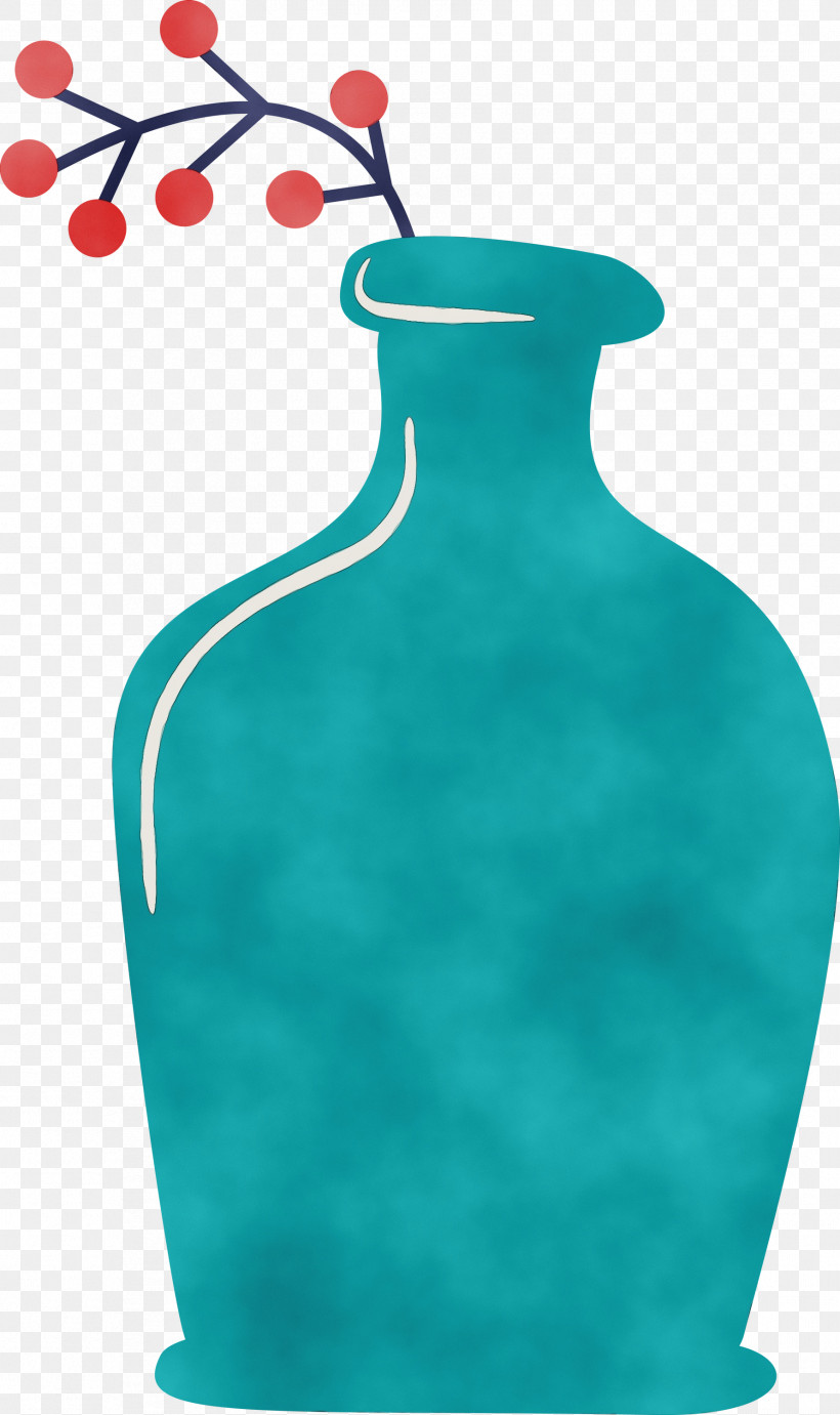 Vase Green Turquoise Microsoft Azure, PNG, 1781x3000px, Watercolor, Green, Microsoft Azure, Paint, Turquoise Download Free