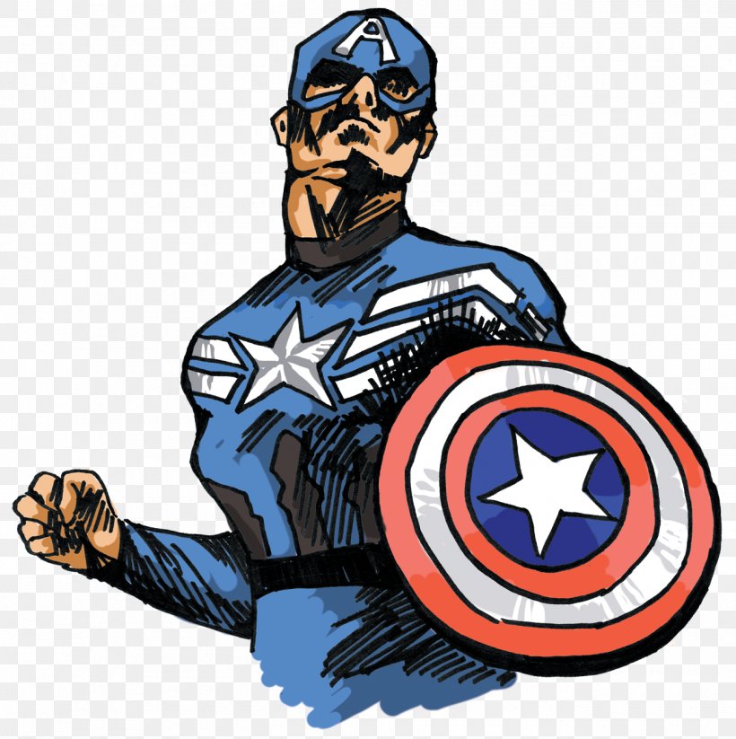 Captain America Superhero Cartoon Character Clip Art, PNG, 1300x1306px, Captain  America, Cartoon, Character, Fiction, Fictional Character