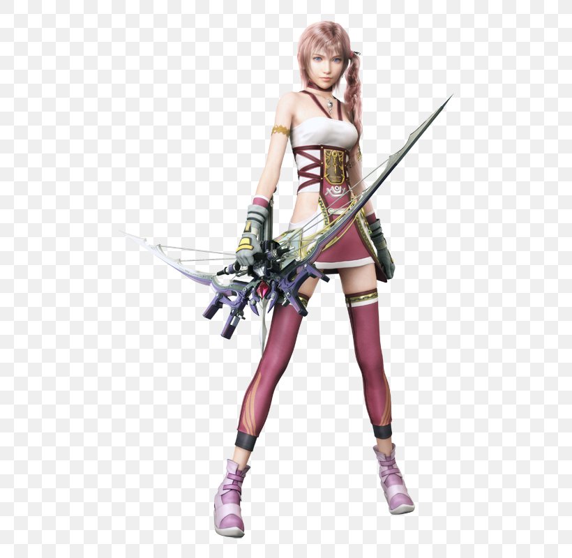 Final Fantasy XIII-2 Lightning Returns: Final Fantasy XIII Final Fantasy VII, PNG, 550x800px, Final Fantasy Xiii2, Action Figure, Character, Cold Weapon, Costume Download Free