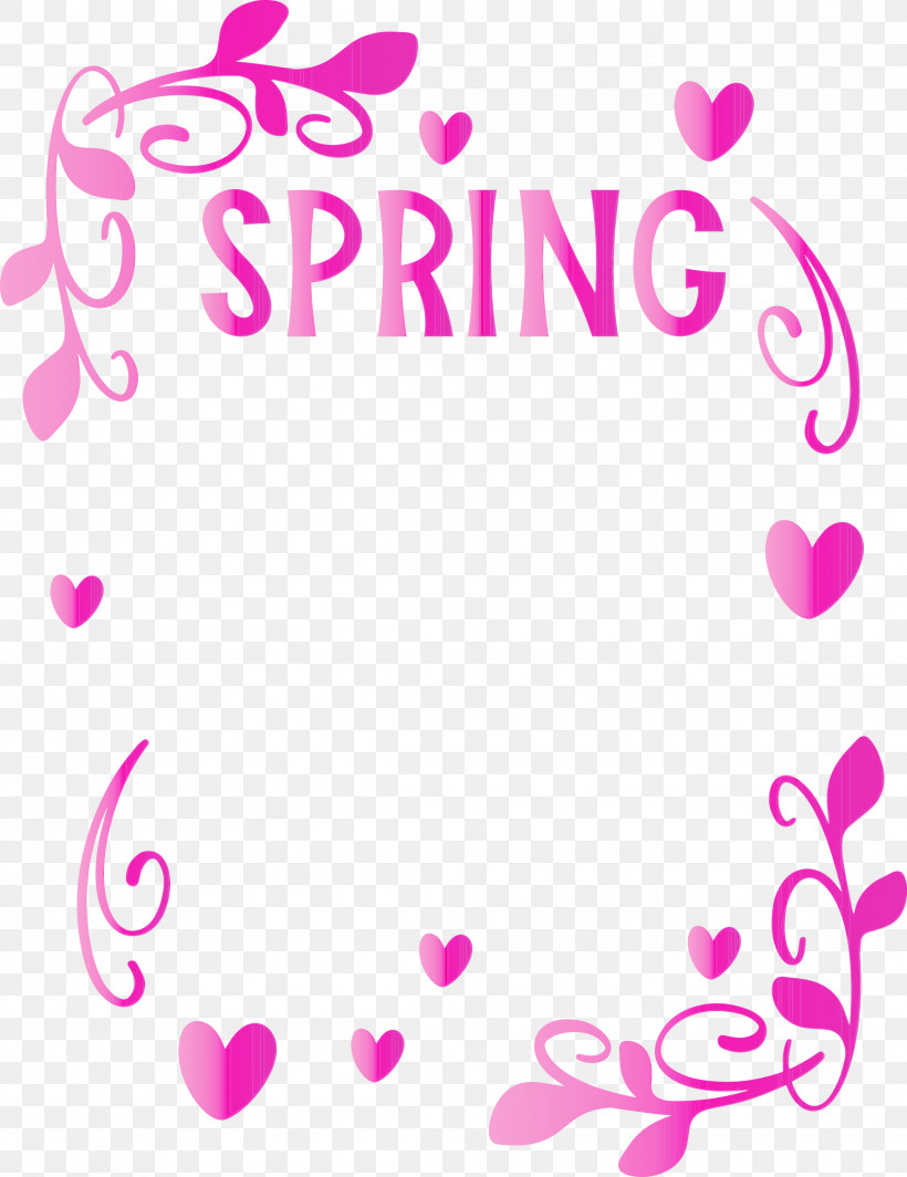 Heart Pink Text Font Love, PNG, 2310x3000px, Hello Spring, Heart, Love, Magenta, Paint Download Free