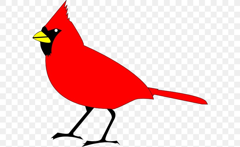 Northern Cardinal St. Louis Cardinals Clip Art, PNG, 600x504px, Northern Cardinal, Artwork, Beak, Bird, Black And White Download Free
