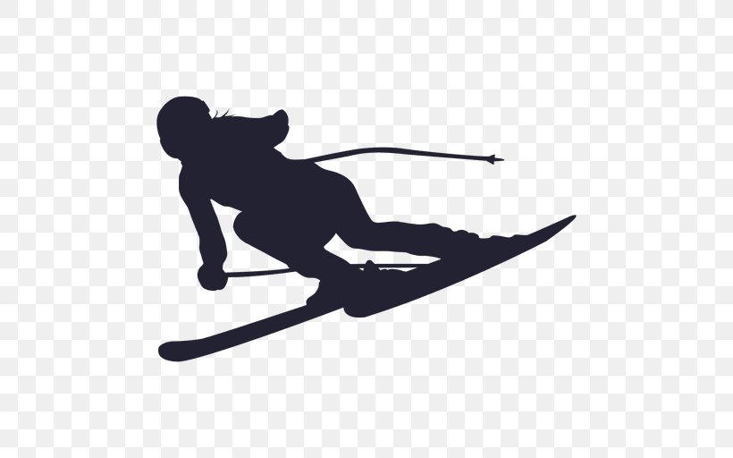 Alpine Skiing Winter Sport Ski Jumping, PNG, 512x512px, Skiing, Alpine Skiing, Black And White, Freeskiing, Jump Turn Download Free
