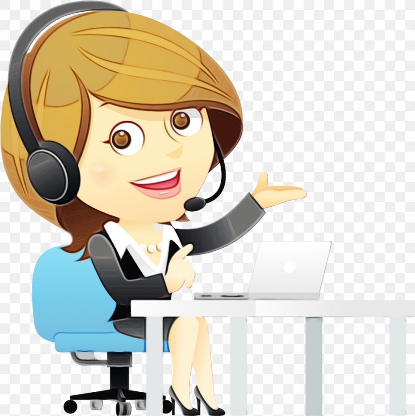 Cartoon Job Call Centre Employment Telephone Operator, PNG, 957x961px, Watercolor, Call Centre, Cartoon, Employment, Job Download Free