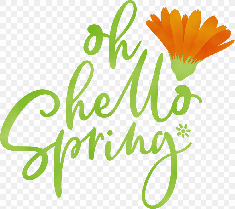 Floral Design, PNG, 3000x2675px, Hello Spring, Cut Flowers, Floral Design, Flower, Leaf Download Free