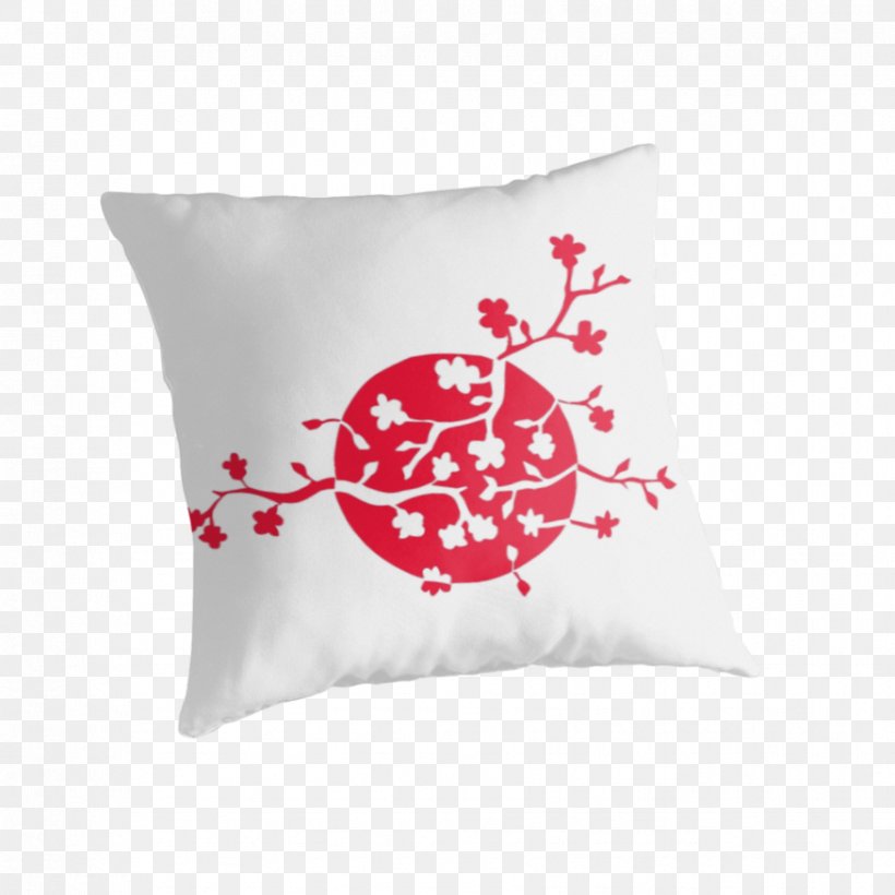 Flag Of Japan T-shirt Cherry Blossom, PNG, 875x875px, Japan, Aline, Blossom, Cherry Blossom, Cushion Download Free