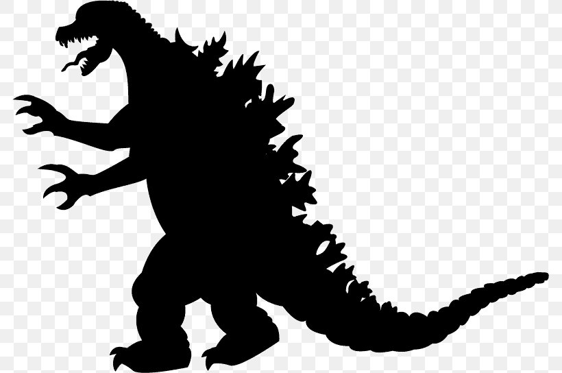 Godzilla Clip Art Silhouette Image, PNG, 783x544px, Godzilla, Animal Figure, Art, Claw, Decal Download Free