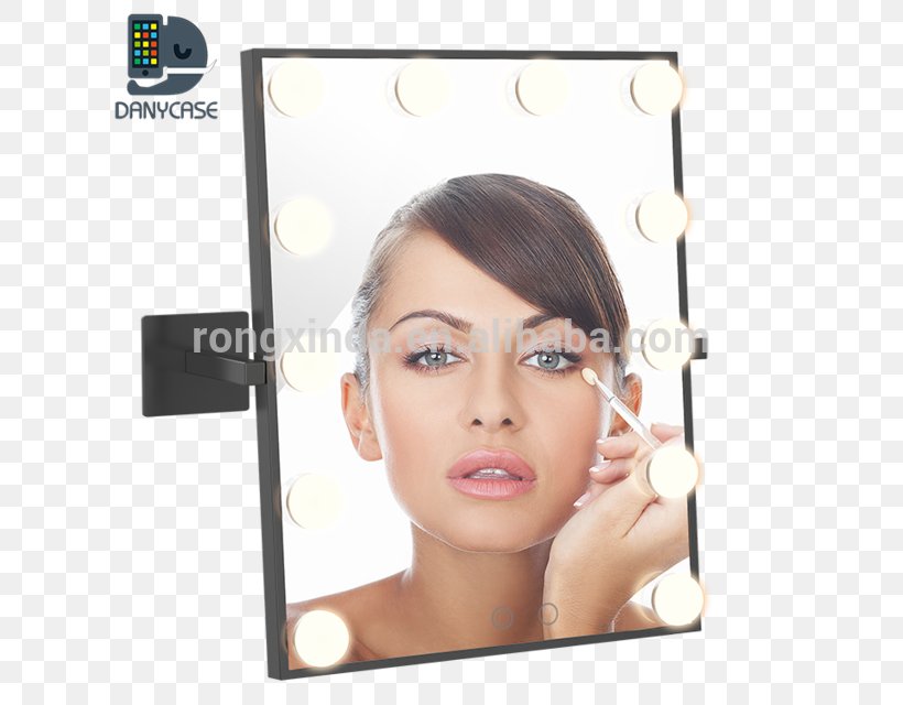 Mirror Compact Cosmetics Light Eyelash, PNG, 640x640px, Mirror, Brown Hair, Cheek, Chin, Compact Download Free