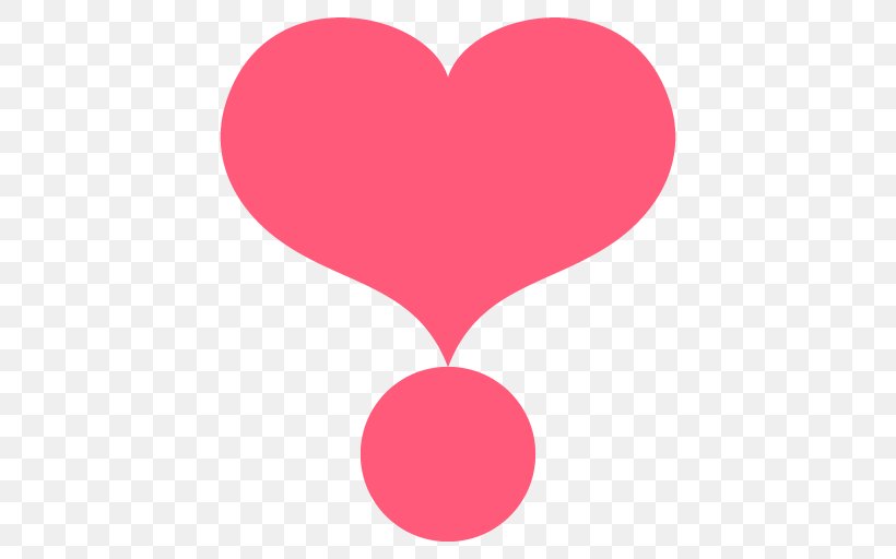 Exclamation Mark Emoji Heart YouTube Google, PNG, 512x512px, Watercolor, Cartoon, Flower, Frame, Heart Download Free