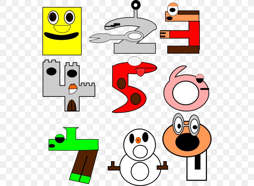 Number Animation Clip Art, PNG, 546x599px, Number, Animation, Area, Artwork, Cartoon Download Free