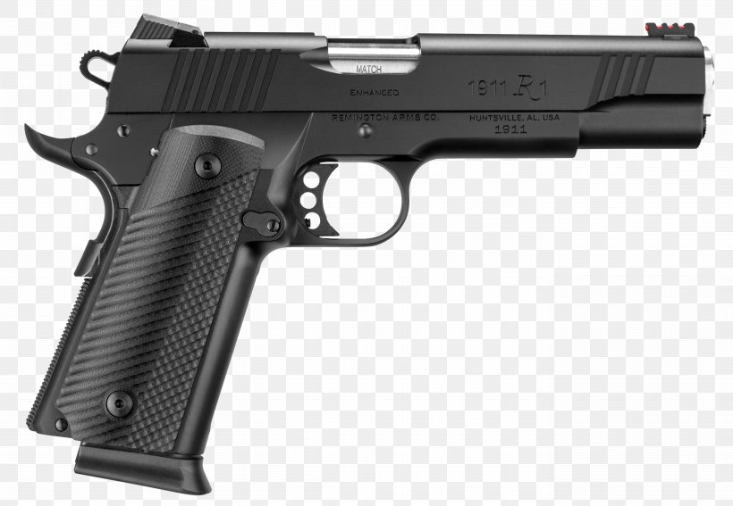 Remington 1911 R1 9×19mm Parabellum Semi-automatic Pistol Handgun, PNG, 5460x3780px, 45 Acp, 919mm Parabellum, Remington 1911 R1, Air Gun, Airsoft Download Free