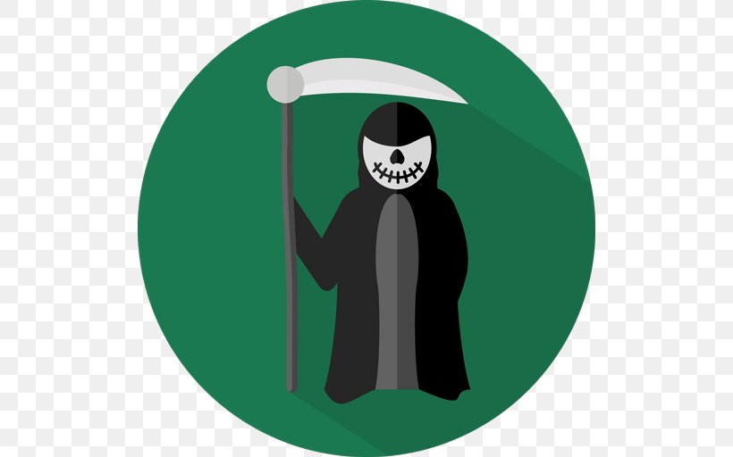 Death, PNG, 512x512px, Death, Black, Fictional Character, Grass, Green Download Free